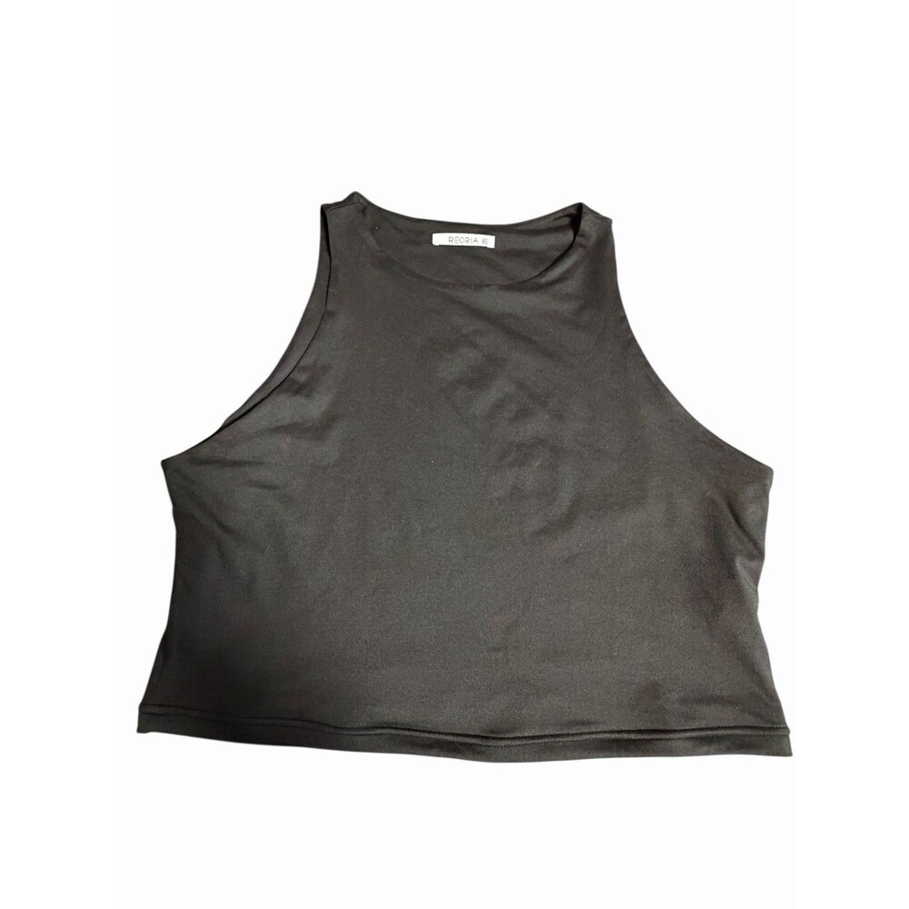 REORIA Sleeveless Tank Crop Top Women’s Plus 2X  Club Wear Sporty Travel Resort